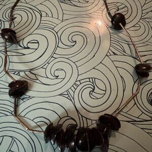 Elegant Black Beaded Necklace